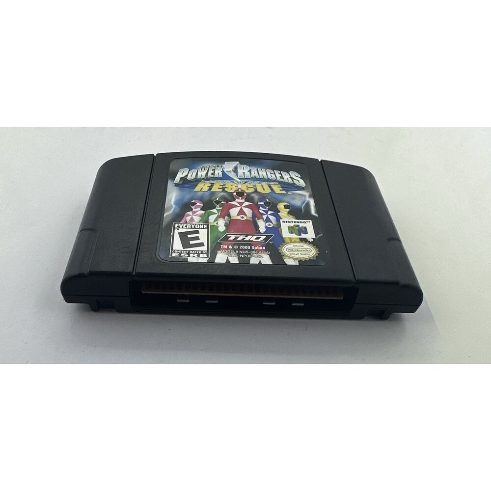 Power Rangers Lightspeed Rescue N64 Nintendo 64 Tested Vintage Fast Shipping - Picture 3 of 4